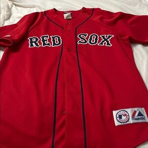 Majestic Red Baseball Jersey